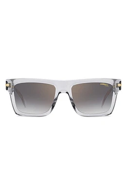 Carrera Eyewear 54mm Rectangular Sunglasses in Grey at Nordstrom