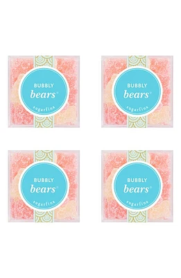 sugarfina Bubbly Bears Set of 4 Candy Cubes in Blue at Nordstrom