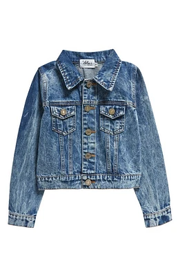 Lola & the Boys Kids' Sunny Days Embellished Denim Jacket Indigo at Nordstrom,