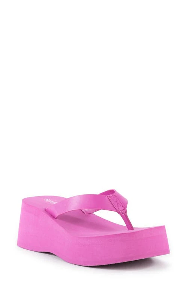 Seychelles Skyscraper Platform Flip Flop Fuchsia at Nordstrom,