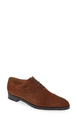 John Lobb Bristol Cap Toe Oxford Parisian Brown at Nordstrom,