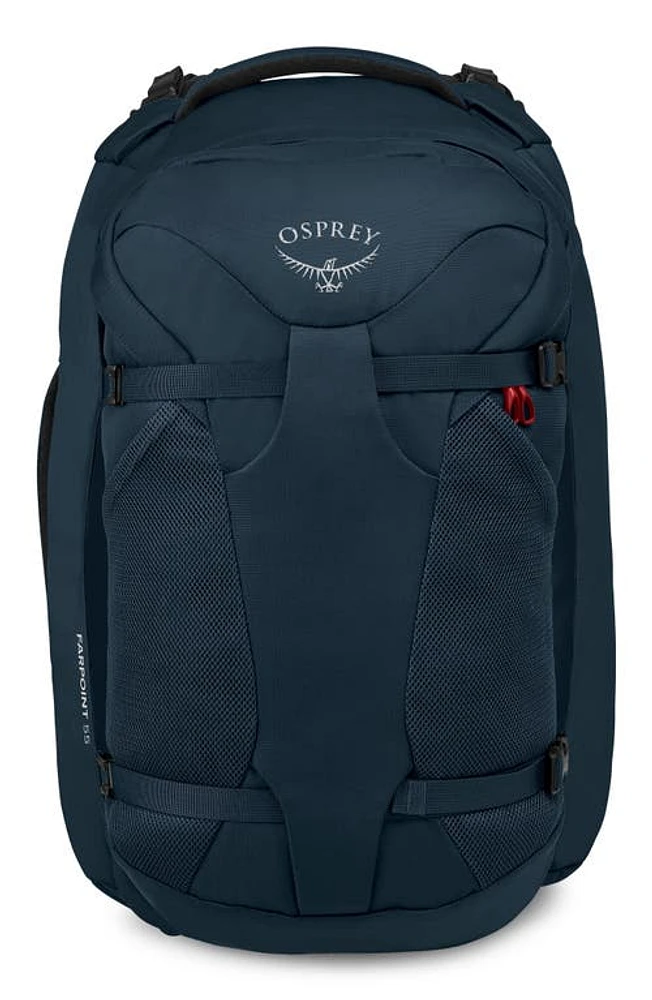 Osprey Farpoint 55-Liter Travel Backpack in Muted Space Blue at Nordstrom