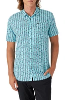 O'Neill Oasis Eco Modern Slim Fit Short Sleeve Button-Up Shirt at Nordstrom