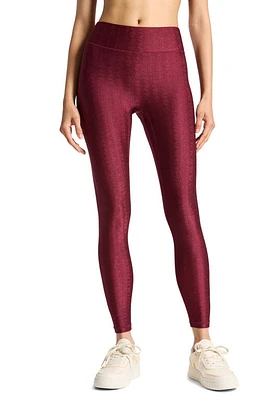 Lacoste Diamond Jacquard Leggings Yup Zin at Nordstrom,