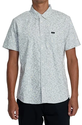 RVCA That'll Do Print Short Sleeve Button-Down Shirt at Nordstrom,