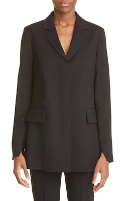 Ambush Cutout Cuff Wool Blazer in Black at Nordstrom, Size 0 Us