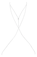 LILI CLASPE Flora Body Chain in Silver at Nordstrom, Size 30