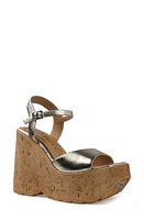 Candie's Zulina Water Resistant Wedge Platform Sandal at Nordstrom,