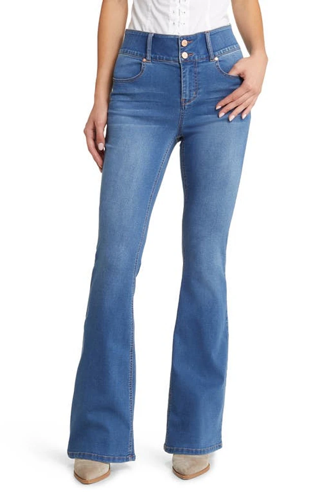 1822 Denim Fit & Lift High Waist Flare Jeans Elsie at Nordstrom,