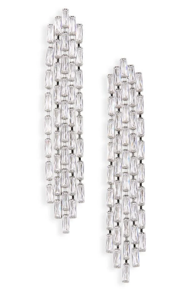 Shashi Nicola Drop Earrings in Silver at Nordstrom