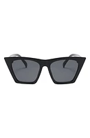 Fifth & Ninth Chicago 53mm Polarized Cat Eye Sunglasses in Black at Nordstrom