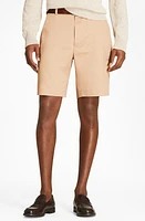 Brooks Brothers Flat Front Stretch Chino Shorts British Khaki at Nordstrom,