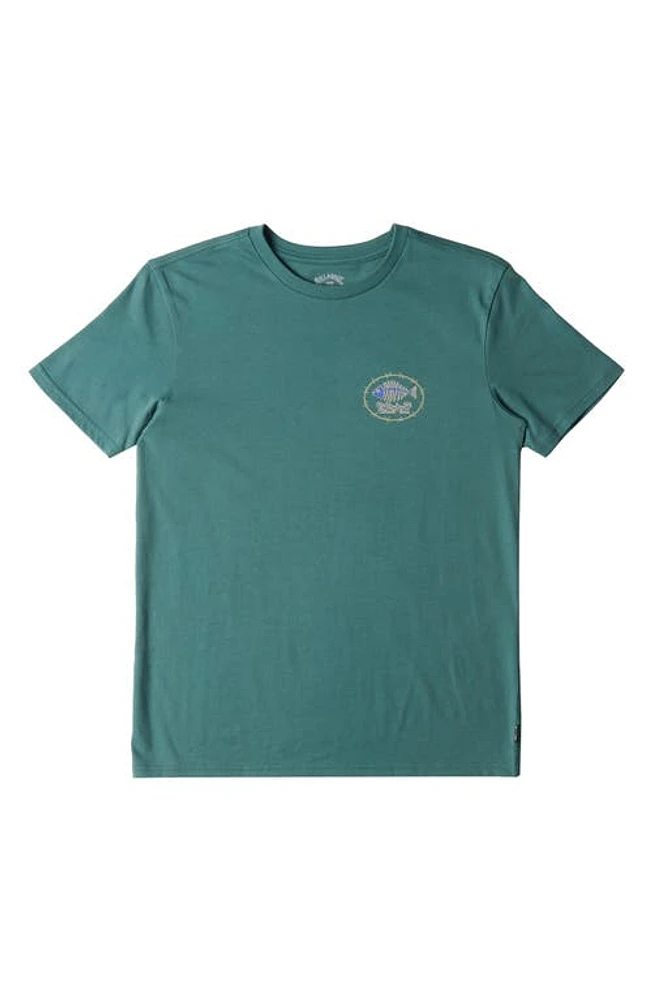 Billabong Kids' Bonez Graphic T-Shirt in Marine Green at Nordstrom