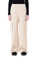 Grey Lab Stretch Cotton Knit Wide Leg Pants at Nordstrom,