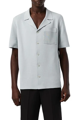 AlphaTauri Fanoa Short Sleeve Button-Up Knit Shirt at Nordstrom,