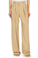 SPORTMAX Tailored Cargo Pants Beige at Nordstrom,