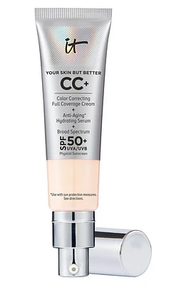 IT Cosmetics CC+ Color Correcting Full Coverage Cream SPF 50+ in Fair Beige at Nordstrom