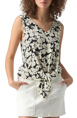 Sanctuary Floral Print Cotton Blend Tank Echo Bloom at Nordstrom,