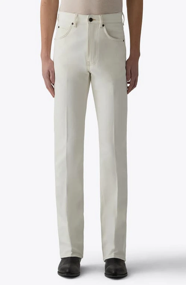 BLK DNM 77 Bootcut Organic Cotton Jeans Off White at Nordstrom,