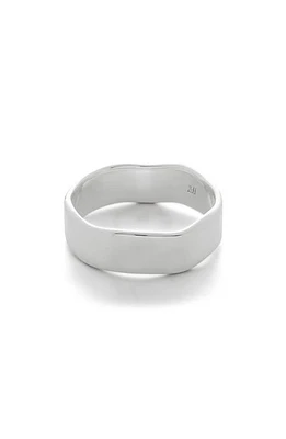 Monica Vinader Siren Muse Band Ring Sterling Silver at Nordstrom,