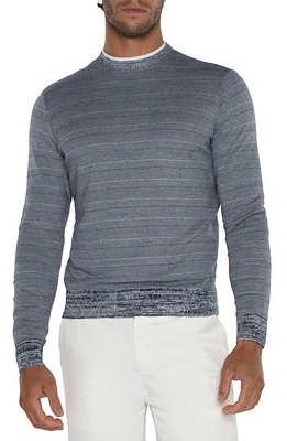 Liverpool Los Angeles Crewneck Sweater Ink Multi at Nordstrom,