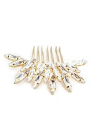 Brides & Hairpins Bria Crystal Hair Comb in Gold at Nordstrom