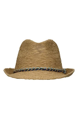 Snapper Rock Kids' Woven Fedora Natural at Nordstrom,