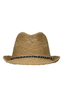 Snapper Rock Kids' Woven Fedora Natural at Nordstrom,