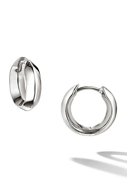 Cast The Defiant Huggie Hoop Earrings in Silver at Nordstrom