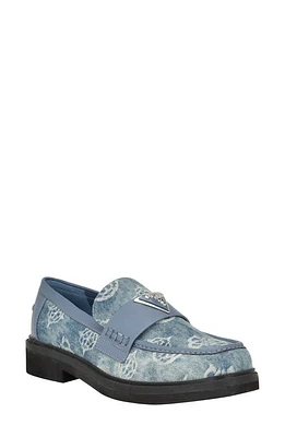 GUESS Shatha Loafer Medium Blue 420 at Nordstrom,