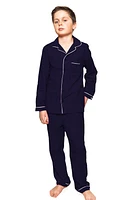 Petite Plume Flannel Pajamas Navy at Nordstrom,