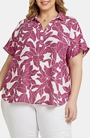 NYDJ Becky Georgette Popover Top at Nordstrom,