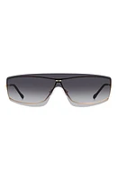 Isabel Marant 99mm Gradient Oversize Shield Sunglasses in Gold Black/Grey Shaded at Nordstrom