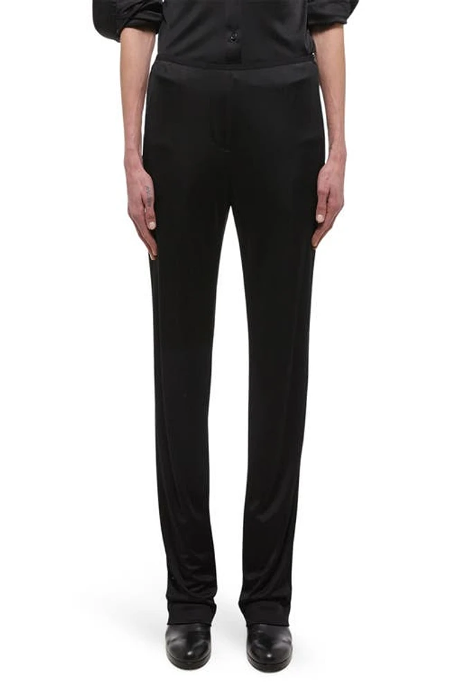 Helmut Lang Fluid Liquid Jersey Pants at Nordstrom,