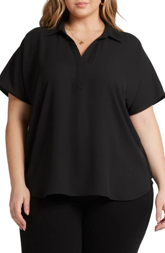 NYDJ Becky Georgette Popover Top at Nordstrom,