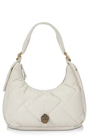 Kurt Geiger London Kensington Puff Quilted Leather Hobo Bag in Bone at Nordstrom