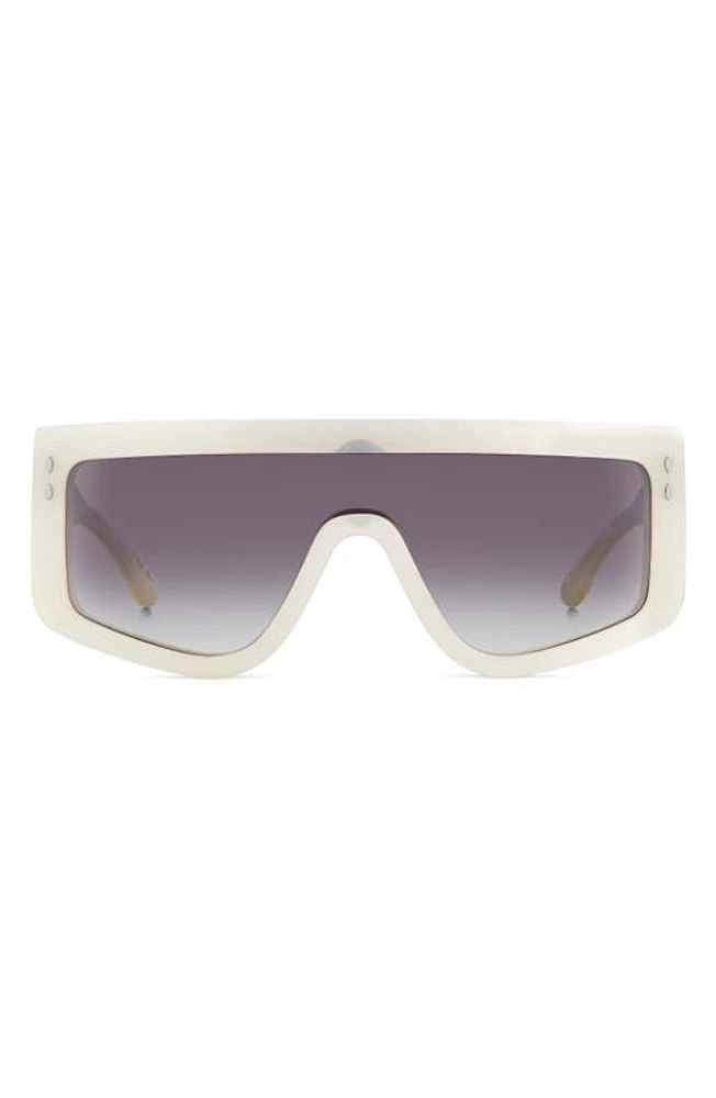 Isabel Marant 99mm Gradient Flat Top Sunglasses in Pearl White/Grey Shaded at Nordstrom