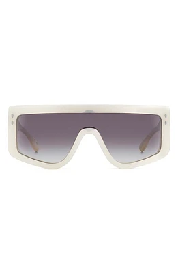 Isabel Marant 99mm Gradient Flat Top Sunglasses in Pearl White/Grey Shaded at Nordstrom