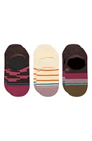 Stance Momento Assorted 3-Pack No-Show Socks in Plum at Nordstrom, Size Medium