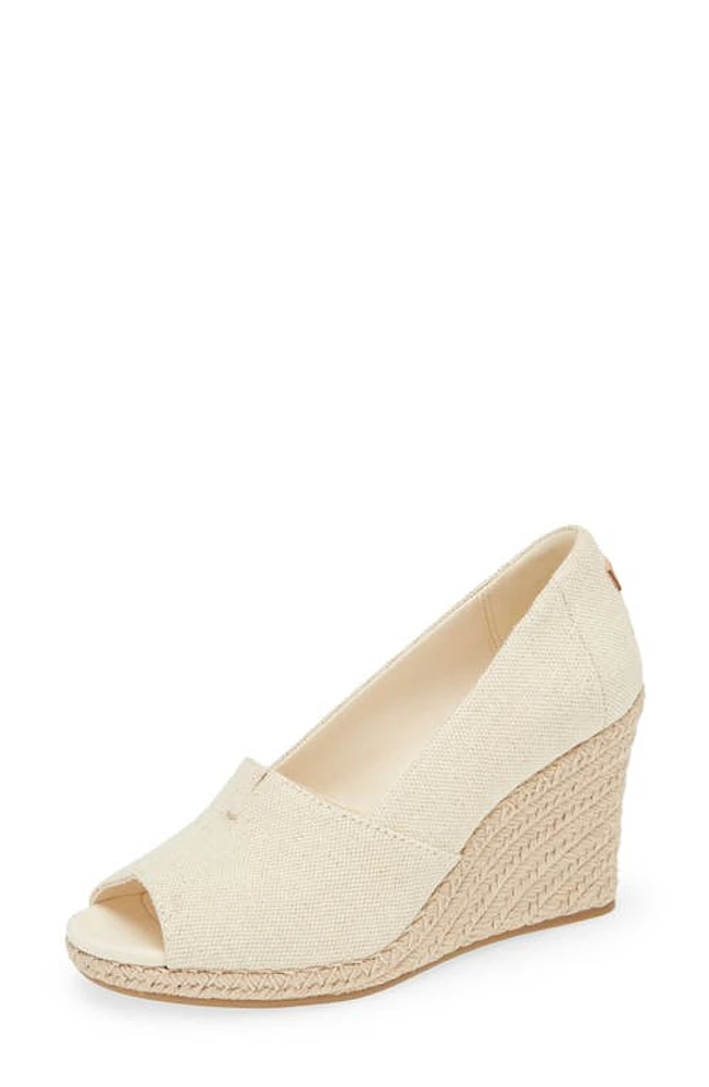 TOMS Michelle Espadrille Wedge Sandal Natural at Nordstrom,