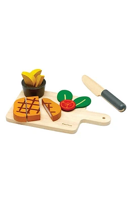 PlanToys Steak Dinner Playset in Assorted at Nordstrom