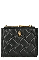 Kurt Geiger London Mini Quilted Leather Bifold Wallet in Black at Nordstrom