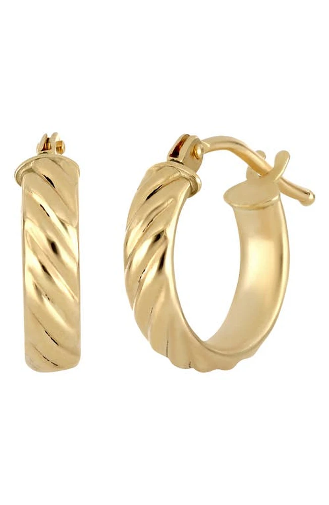 Bony Levy 14K Gold Twisted Hoop Earrings in 14K Yellow Gold at Nordstrom