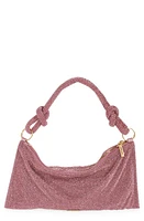 Cult Gaia Hera Nano Rhinestone Shoulder Bag in Shell Pink at Nordstrom