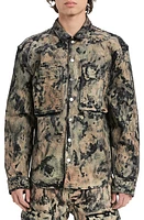 VAYDER Camo Print Twill Overshirt Jolson at Nordstrom,