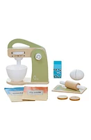 Teamson Kids Little Chef Frankfurt 10-Piece Wood Mixer Set in Green at Nordstrom