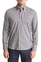 Peter Millar Crafted Bass Winter Soft Twill Button-Down Shirt in Gale Grey at Nordstrom, Size Medium