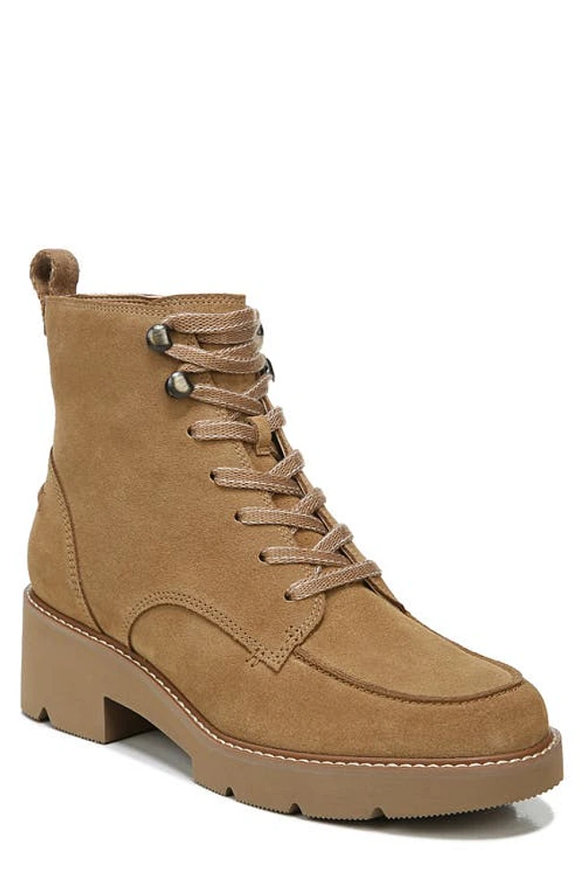 Naturalizer Dara Water Repellent Combat Boot in Golden Caramel at Nordstrom, Size 7