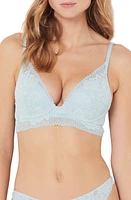 Etam Cozy Lace Underwire Bra Blue at Nordstrom,