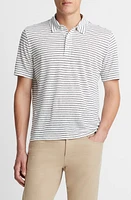 Vince Stripe Linen Polo at Nordstrom,